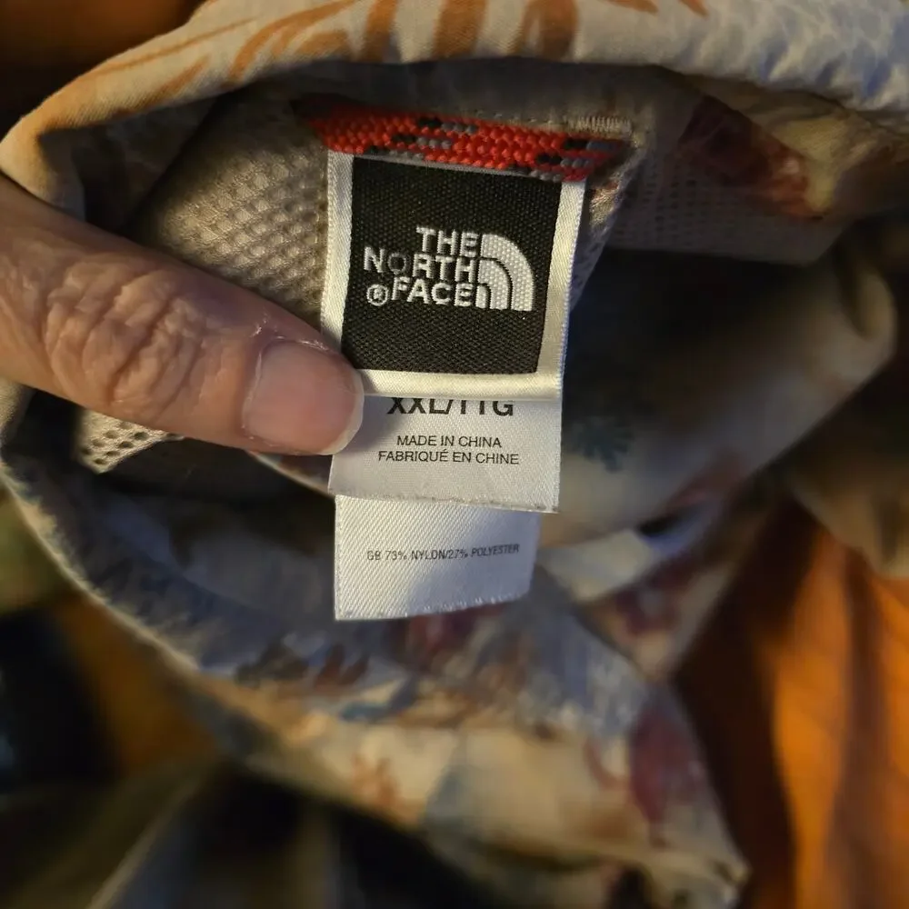 The North Face mens button front bucking bronco shirt size XXL